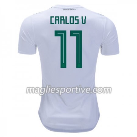 Completo Calcio Messico Carlos V 11 Divisa Trasferta Mondiali 2018